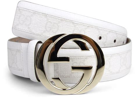 small white gucci belt|Gucci belt white men.